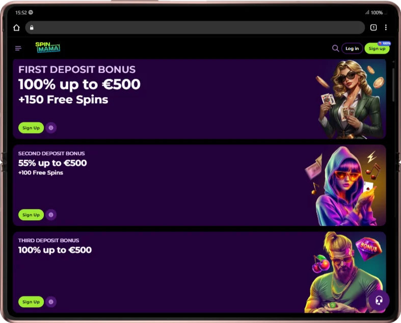 Spinmama App with Bonuses