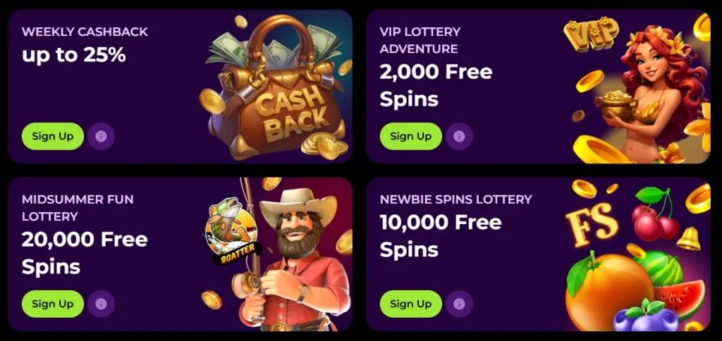 Spinmama Promotions with Free Spins and Cashback