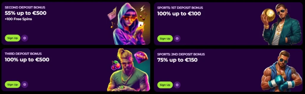 Spinmama Casino Bonuses for Deposit