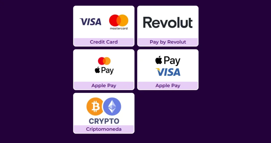 Spinmama Payment Methods